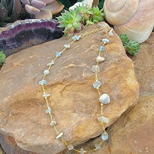 Moonstone Gold Filled Choker
